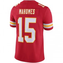KC.Chiefs #15 Patrick Mahomes Red Vapor Untouchable Limited Jersey Stitched American Football Jerseys