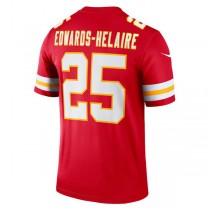 KC.Chiefs #25 Clyde Edwards-Helaire Red Legend Jersey Stitched American Football Jerseys