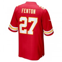 KC.Chiefs #27 Rashad Fenton Red Game Jersey Stitched American Football Jerseys
