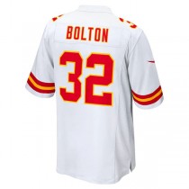 KC.Chiefs #32 Nick Bolton White Away Game Player Jersey Stitched American Football Jerseys