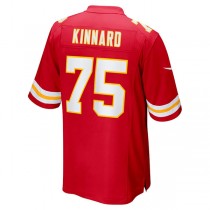 KC.Chiefs #75 Darian Kinnard Red Game Player Jersey Stitched American Football Jerseys