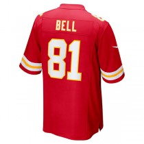 KC.Chiefs #81 Blake Bell Red Game Player Jersey Stitched American Football Jerseys