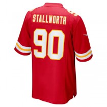 KC.Chiefs #90 Taylor Stallworth Red Game Player Jersey Stitched American Football Jerseys