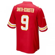KC.Chiefs #9 JuJu Smith-Schuster Red Game Jersey Stitched American Football Jerseys