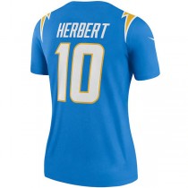 LA.Chargers #10 Justin Herbert Powder Blue Legend Jersey Stitched American Football Jerseys