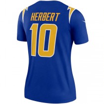 LA.Chargers #10 Justin Herbert Royal Legend Jersey Stitched American Football Jerseys