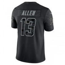 LA.Chargers #13 Keenan Allen Black RFLCTV Limited Jersey Stitched American Football Jerseys