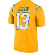 LA.Chargers #13 Keenan Allen Gold Inverted Legend Jersey Stitched American Football Jerseys