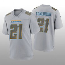 LA.Chargers #21 LaDainian Tomlinson Gray Atmosphere Game Retired Player Jersey Stitched American Football Jerseys