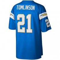 LA.Chargers #21 LaDainian Tomlinson Mitchell & Ness Powder Blue Legacy Replica Jersey Stitched American Football Jerseys