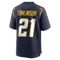 LA.Chargers #21 LaDainian Tomlinson Navy Retired Player Jersey Stitched American Football Jerseys