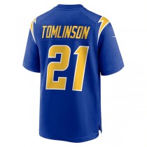 LA.Chargers #21 LaDainian Tomlinson Royal Retired Player Alternate Game Jersey Stitched American Football Jerseys