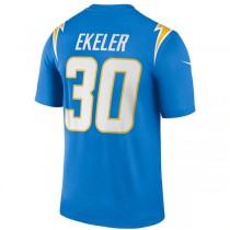 LA.Chargers #30 Austin Ekeler Powder Blue Legend Jersey Stitched American Football Jerseys