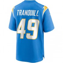 LA.Chargers #49 Drue Tranquill Powder Blue Game Jersey Stitched American Football Jerseys