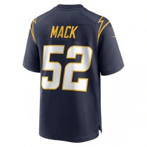 LA.Chargers #52 Khalil Mack Navy Alternate Game Jersey Stitched American Football Jerseys