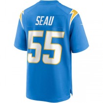 LA.Chargers #55 Junior Seau Powder Blue Game Retired Player Jersey Stitched American Football Jerseys