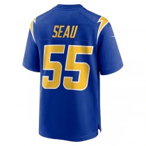 LA.Chargers #55 Junior Seau Royal Retired Player Alternate Game Jersey Stitched American Football Jerseys