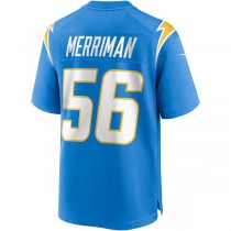 LA.Chargers #56 Shawne Merriman Powder Blue Game Retired Player Jersey Stitched American Football Jerseys