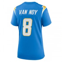 LA.Chargers #8 Kyle Van Noy Powder Blue Player Game Jersey Stitched American Football Jerseys