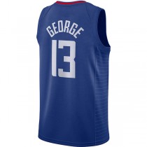 LA.Clippers #13 Paul George 2020-21 Swingman Jersey Icon Edition Royal Stitched American Basketball Jersey