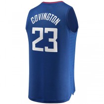 LA.Clippers #23 Robert Covington Fanatics Branded 2021-22 Fast Break Replica Jersey Icon Edition Royal Stitched American Basketball Jersey