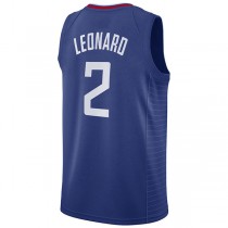 LA.Clippers #2 Kawhi Leonard 2019-20 Swingman Jersey Icon Edition Royal Stitched American Basketball Jersey