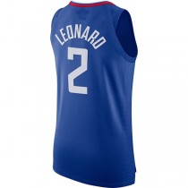 LA.Clippers #2 Kawhi Leonard 2020-21 Authentic Jersey Icon Edition Royal Stitched American Basketball Jersey