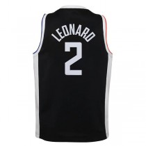 LA.Clippers #2 Kawhi Leonard 2020-21 Swingman Jersey Black Statement Edition Stitched American Basketball Jersey