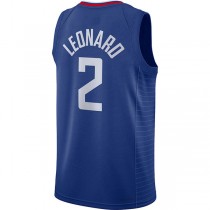 LA.Clippers #2 Kawhi Leonard 2021-22 Diamond Swingman Jersey Icon Edition Royal Stitched American Basketball Jersey