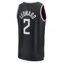 LA.Clippers #2 Kawhi Leonard Fanatics Branded 2022-23 Fastbreak Jersey Black Stitched American Basketball Jersey