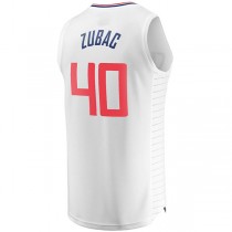 LA.Clippers #40 Ivica Zubac Fanatics Branded Fast Break Player Jersey Association Edition White Icon Edition Royal Stitched American Basketball Jersey