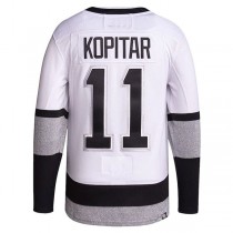 LA.Kings #11 Anze Kopitar 2021-22 Alternate Primegreen Authentic Pro Player White Stitched American Hockey Jerseys