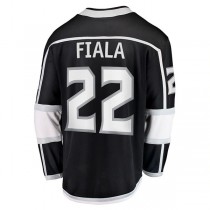 LA.Kings #22 Kevin Fiala Fanatics Branded Home Breakaway Player Jersey Black Stitched American Hockey Jerseys