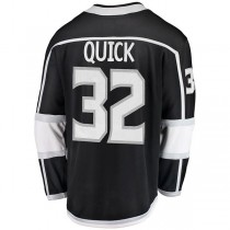 LA.Kings #32 Jonathan Quick Fanatics Branded Breakaway Player Jersey Black Stitched American Hockey Jerseys