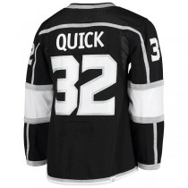 LA.Kings #32 Jonathan Quick Home Authentic Pro Player Jersey Black Stitched American Hockey Jerseys