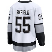 LA.Kings #55 Quinton Byfield Fanatics Branded Alternate Premier Breakaway Player Jersey White Stitched American Hockey Jerseys
