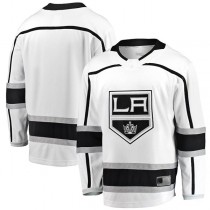 LA.Kings Fanatics Branded Breakaway Away Jersey White Stitched American Hockey Jerseys