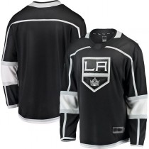 LA.Kings Fanatics Branded Breakaway Home Jersey Black Stitched American Hockey Jerseys