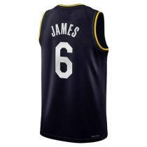 LA.Lakers #6 LeBron James 2022 Select Series MVP Swingman Jersey Black Stitched American Basketball Jersey