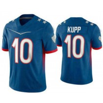 LA.Rams #10 Cooper Kupp Blue 2022 Pro Bowl Vapor Untouchable Stitched Limited Jersey American Football Jersey