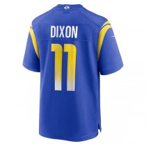 LA.Rams #11 Riley Dixon Royal Game Player Jersey Stitched American Football Jerseys