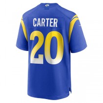 LA.Rams #20 TJ Carter Royal Game Player Jersey Stitched American Football Jerseys
