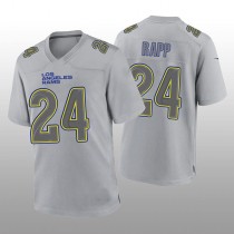 LA.Rams #24 Taylor Rapp Gray Atmosphere Game Jersey Stitched American Football Jerseys
