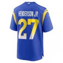LA.Rams #27 Darrell Henderson Jr. Royal Game Jersey Stitched American Football Jerseys