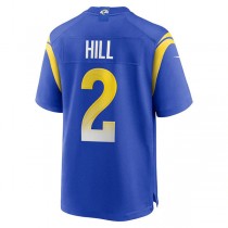 LA.Rams #2 Troy Hill Royal Game Player Jersey Stitched American Football Jerseys