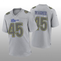 LA.Rams #45 Bobby Wagner Gray Atmosphere Game Jersey Stitched American Football Jerseys