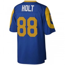 LA.Rams #88 Torry Holt Mitchell & Ness Royal 1999 Legacy Replica Jersey Stitched American Football Jerseys