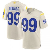 LA.Rams #99 Aaron Donald Bone Game Jersey Stitched American Football Jersey