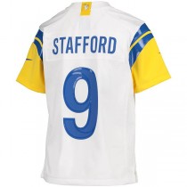 LA.Rams #9 Matthew Stafford White Game Jersey Stitched American Football Jerseys