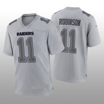 LV.Raiders #11 Demarcus Robinson Gray Atmosphere Game Jersey Stitched American Football Jerseys